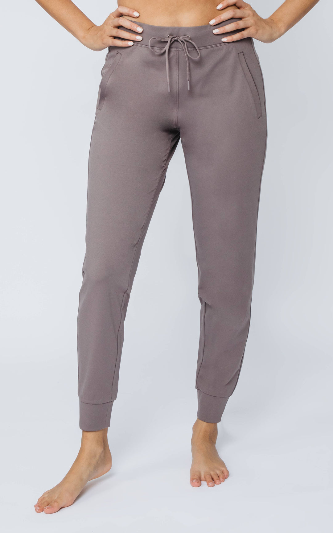 Pantalones deportivos con bolsillos laterales y cremallera 90 Degree by Reflex Yogalicious Lux para mujer