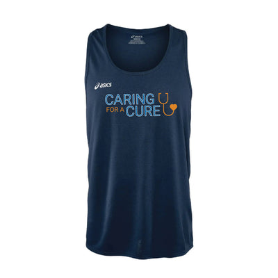 Caring for a Cure - ASICS Men's Rival II Singlet Navy (TF3085) (C012)