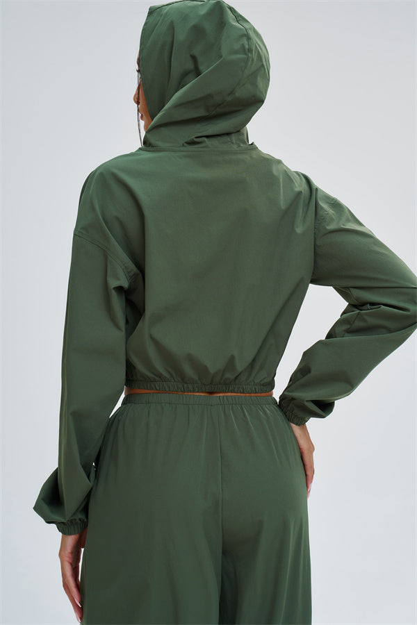 The Svelte UV protection Crop Hoodie