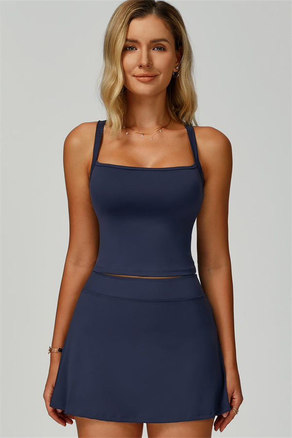 The Uplift Tank Top Tennis Skirt 2-Piece Set