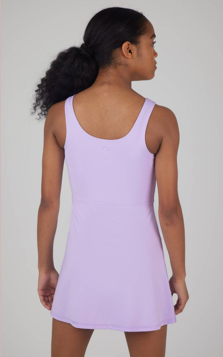 90 Degree by Reflex - Athletic Tennis Dress with Inner Shorts GIRLS