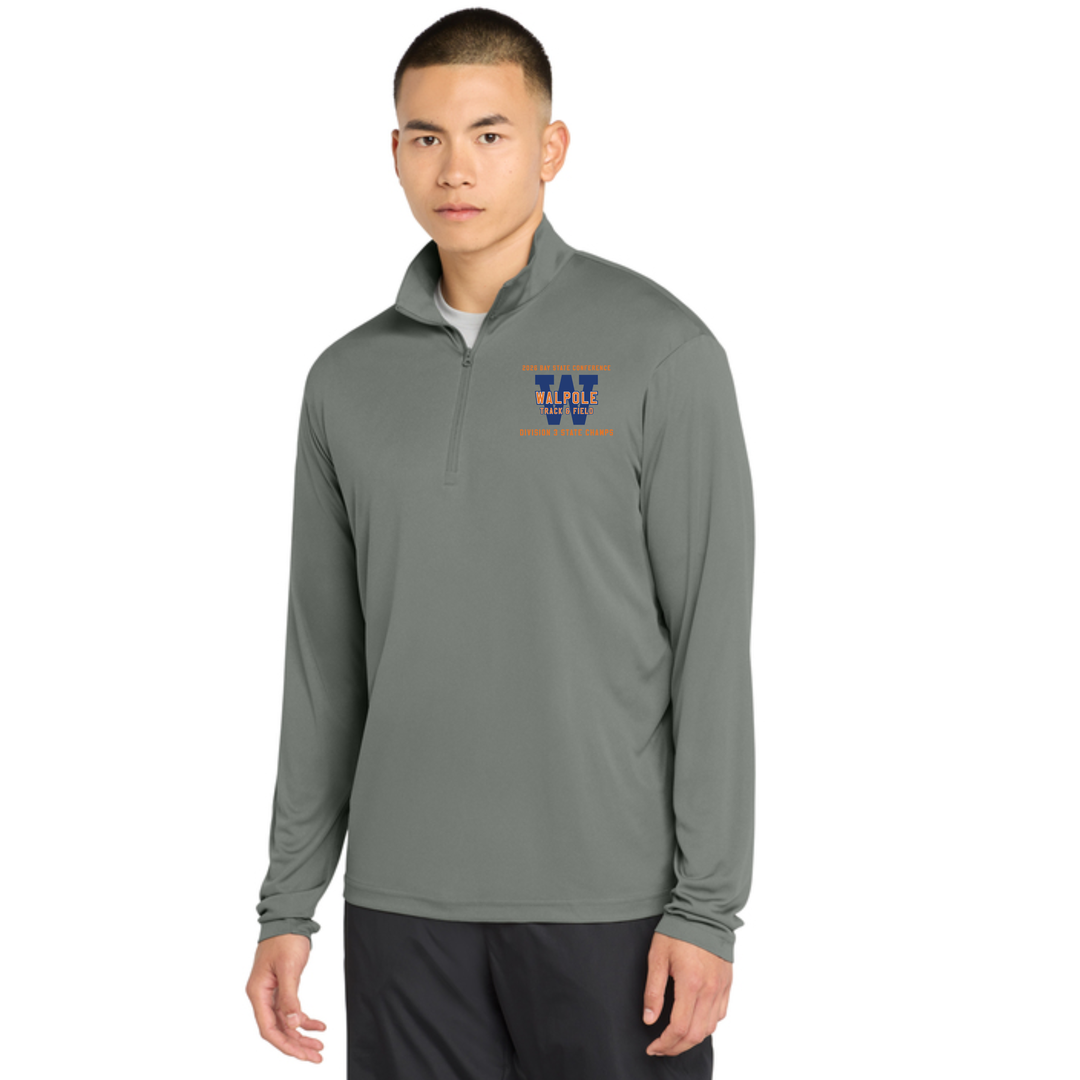 Walpole Track & Field- BAY STATE CHAMPS- Men's Performance Quarter-Zip (ST357)
