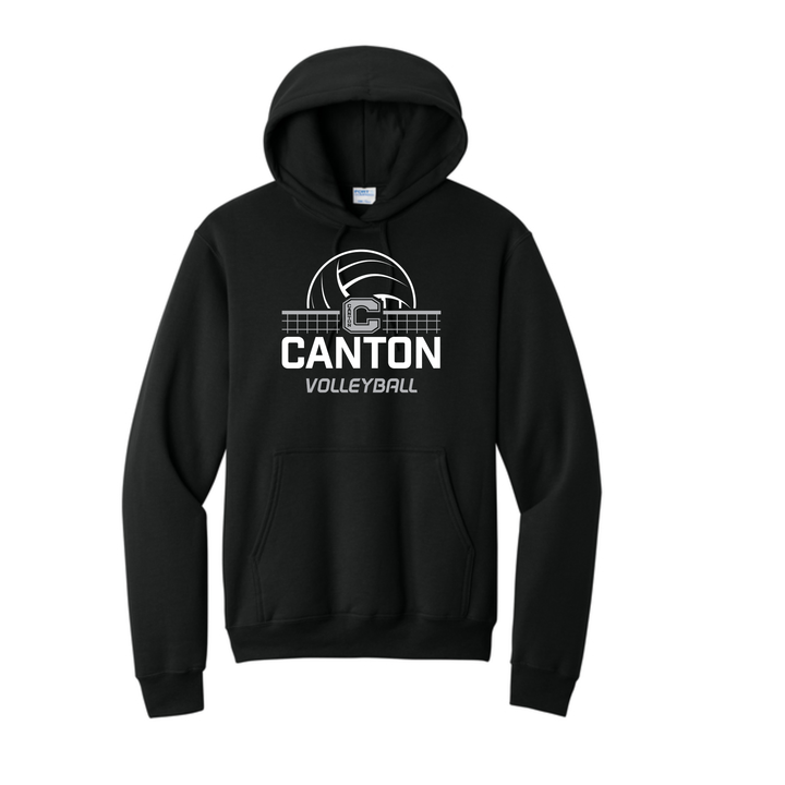Canton Volleyball- Unisex Fleece Pullover Hooded Sweatshirt (PC78H)