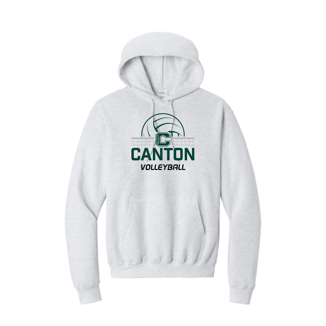 Canton Volleyball- Unisex Fleece Pullover Hooded Sweatshirt (PC78H)