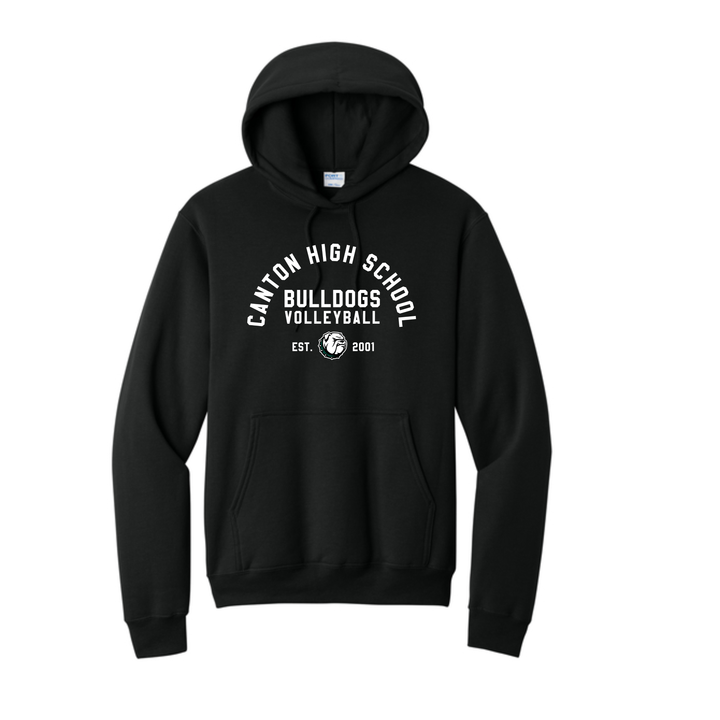Canton Volleyball- Unisex Fleece Pullover Hooded Sweatshirt (PC78H)