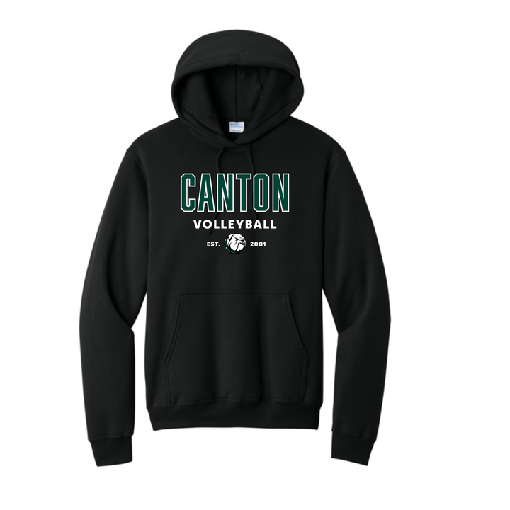 Canton Volleyball- Unisex Fleece Pullover Hooded Sweatshirt (PC78H)