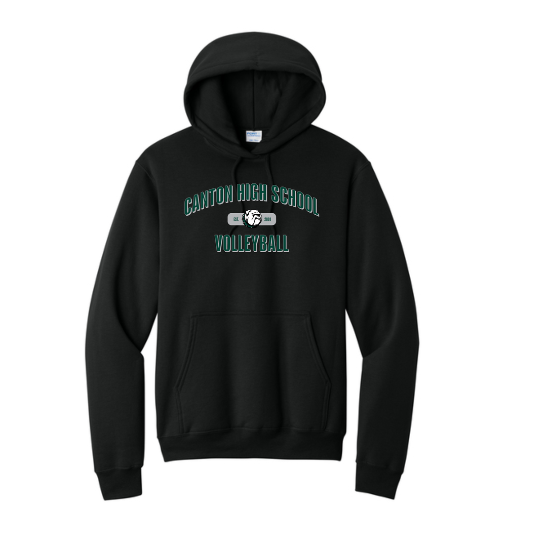 Canton Volleyball- Unisex Fleece Pullover Hooded Sweatshirt (PC78H)