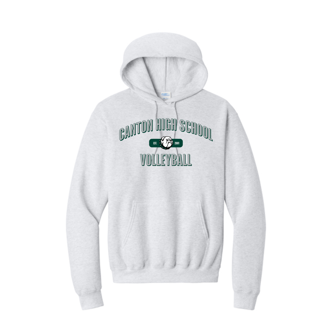 Canton Volleyball- Unisex Fleece Pullover Hooded Sweatshirt (PC78H)