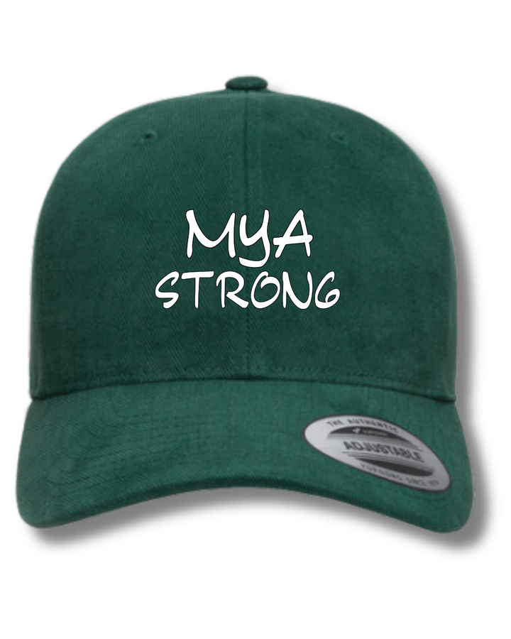 Gorra de sarga de algodón cepillado de perfil medio para adultos Mya Strong (6363V)