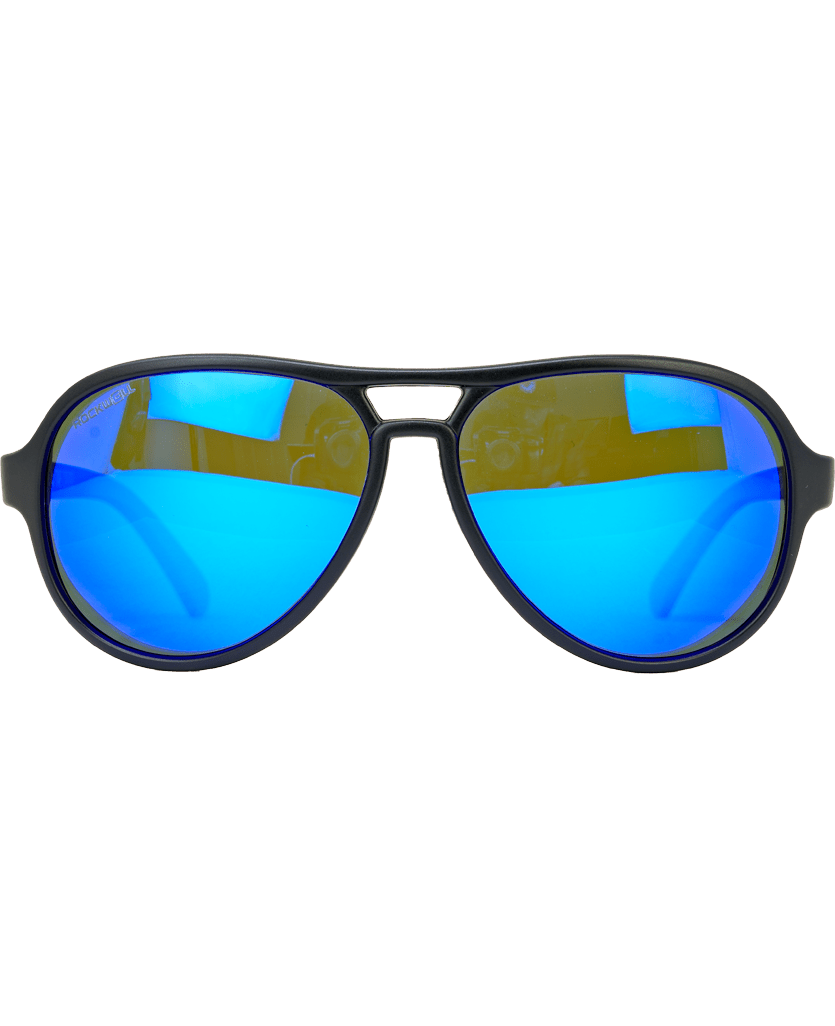 Casino (Black/Blue Mirror Polarized Lens)