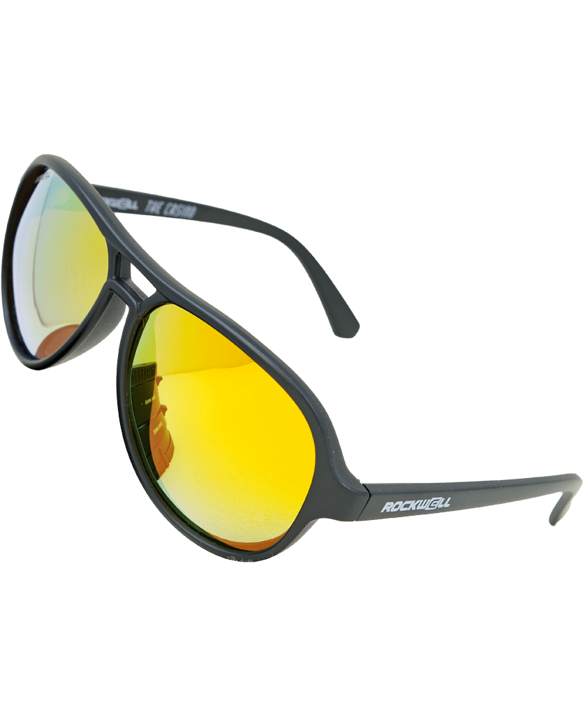Casino (Black/Yellow Mirror Polarized Lens