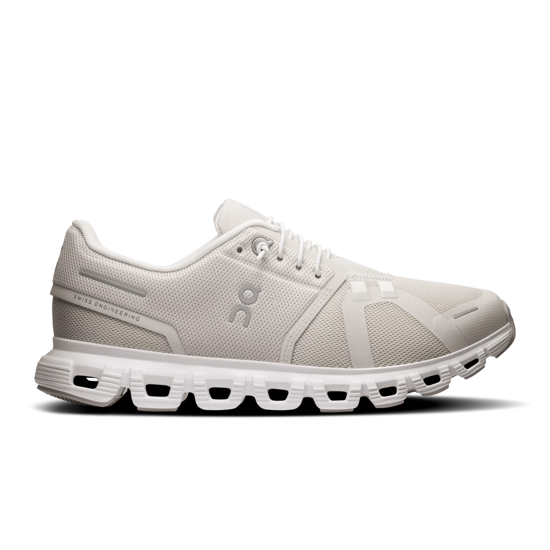 ON Cloud 6 Wide para mujer - Blanco perla