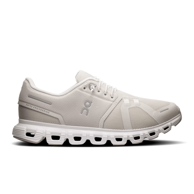 ON Women's Cloud 6 Wide - Pearl White