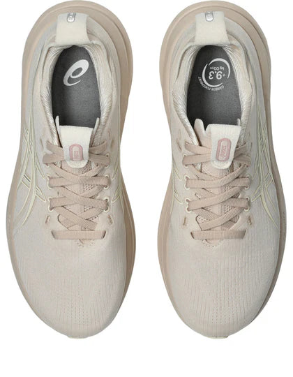 ASICS GEL-NIMBUS 28 Ancho para Mujer - AVENA SUAVE/CREMA
