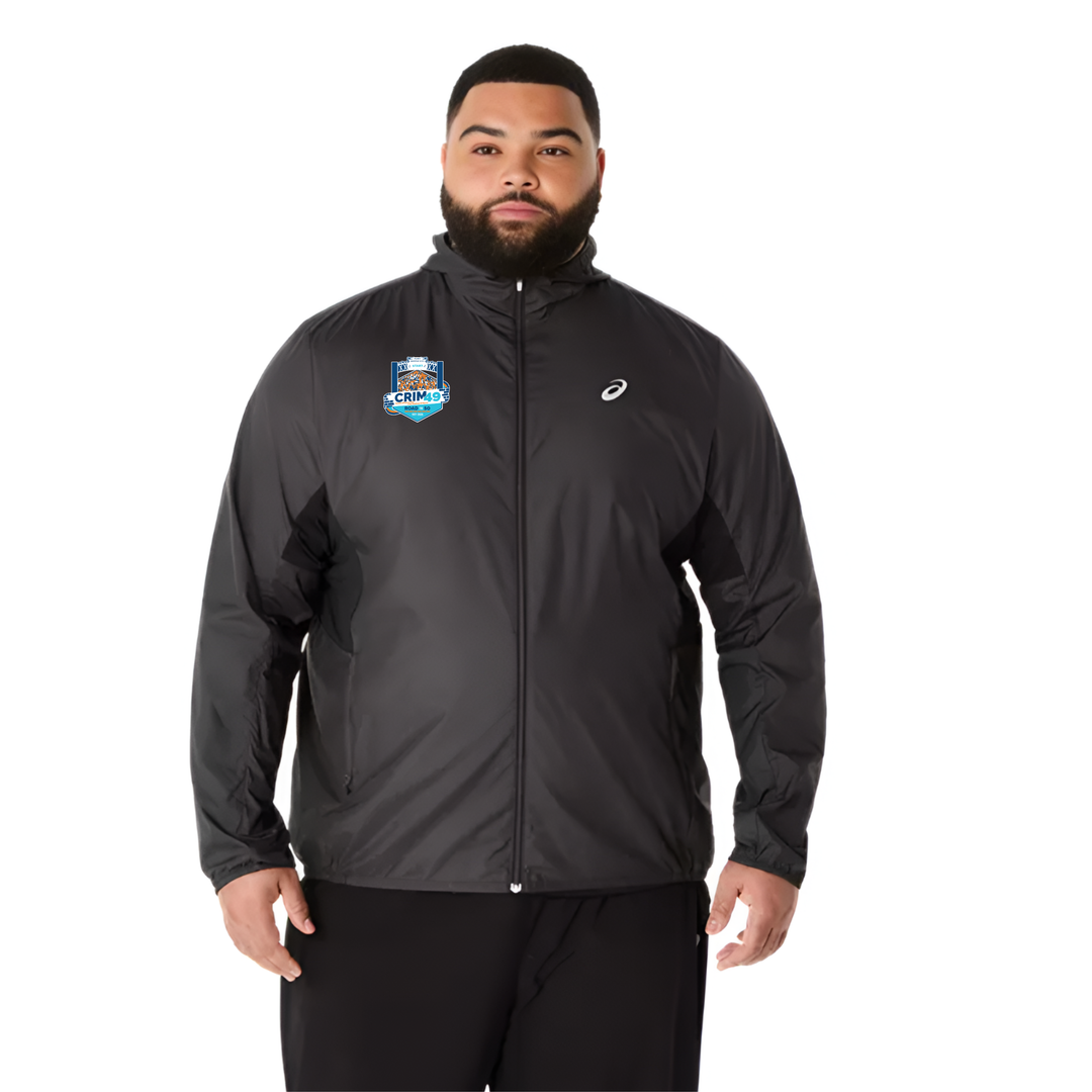 Crim 49 Finisher 2026- ASICS Men's Silver Jacket Black (2011D235) (Left Chest (CFR-38))