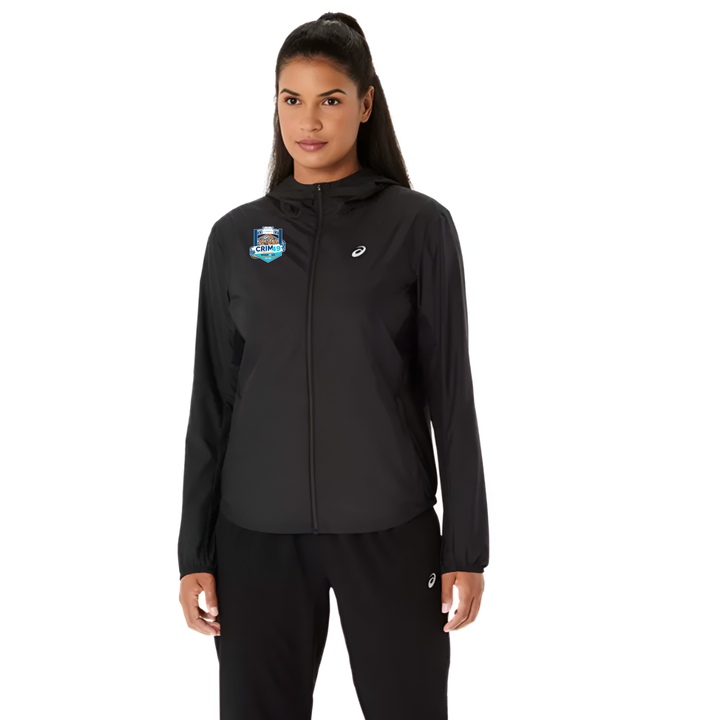 Crim 49 Finisher 2026 - ASICS Women's Silver Jacket Black (2012D148)  (Left Chest (CFR-38))