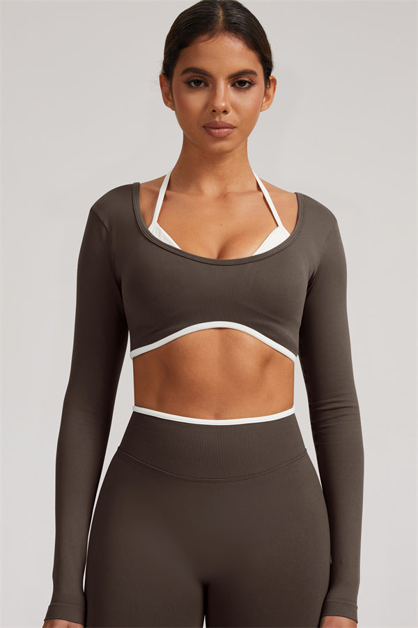 The Elevate Long Sleeve Crop top