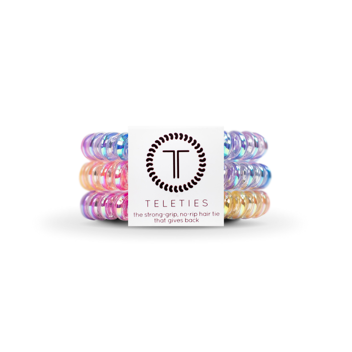 TELETIES - Spiral Hair Coils | Small | Eat Glitter for Breakfast