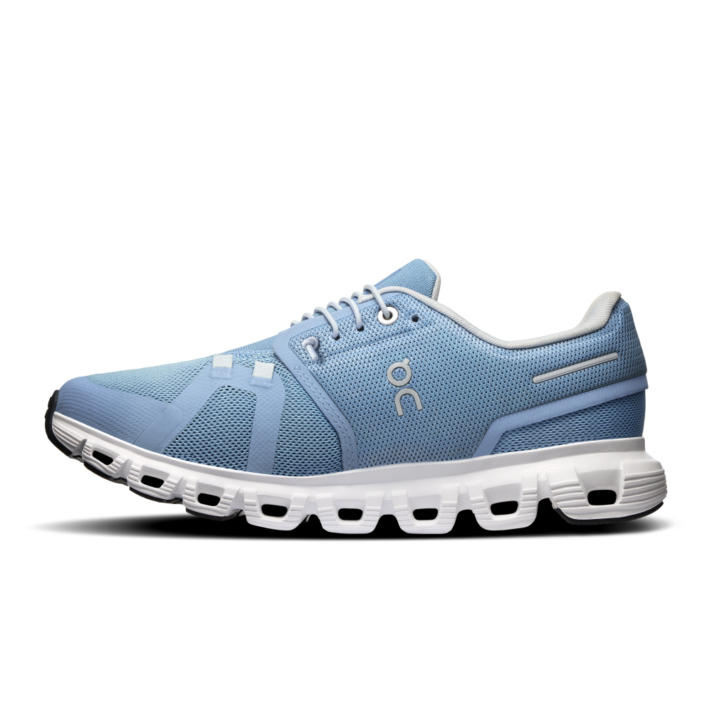 ON Women's Cloud 6 - Chambray White