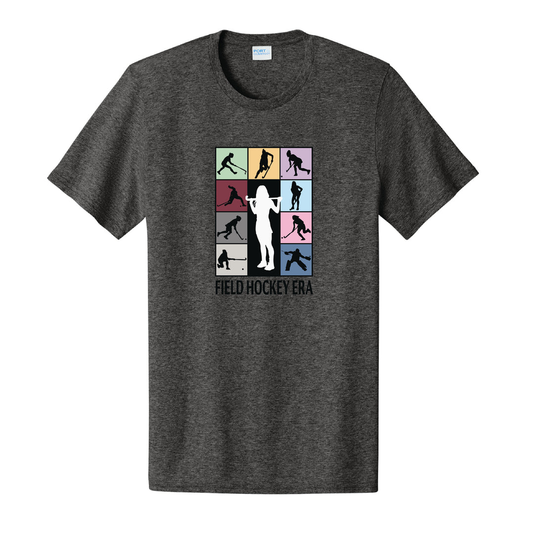 Warrior Field Hockey- Adult Unisex Easy Cotton Tee - Dark Heather Grey (PC43)