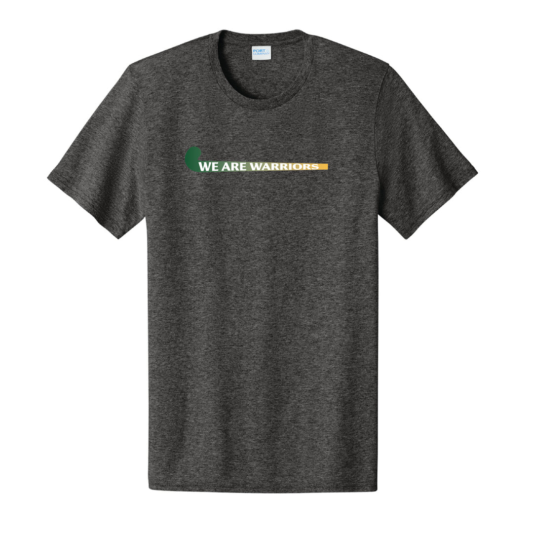 Warrior Field Hockey- Adult Unisex Easy Cotton Tee - Dark Heather Grey (PC43)