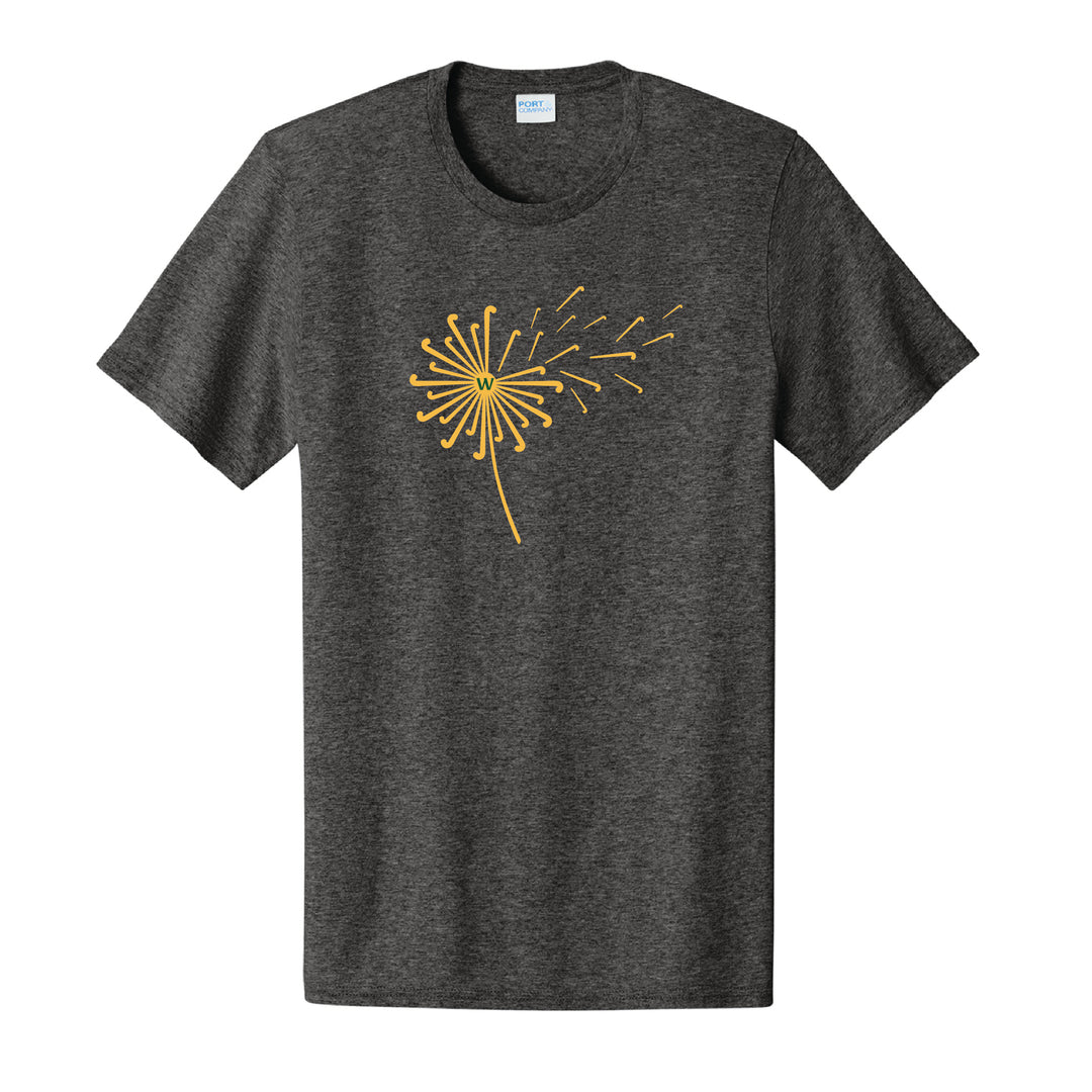Warrior Field Hockey- Adult Unisex Easy Cotton Tee - Dark Heather Grey (PC43)