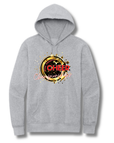 Sudadera con capucha unisex para adultos del Campeonato de Animadoras DCL (DT6100)
