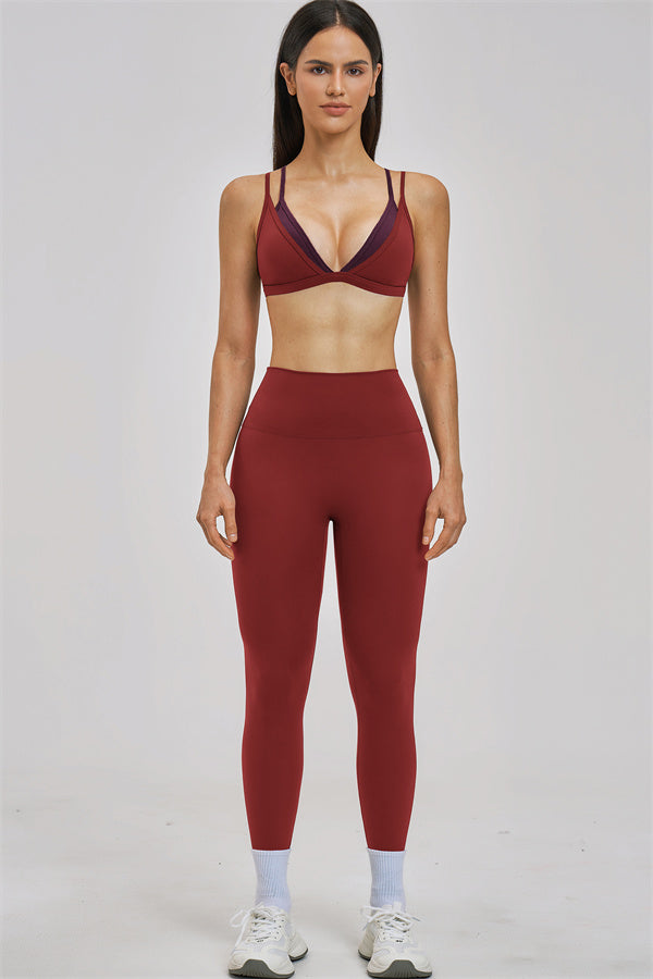 The Seraphine Layered V Sports Bra