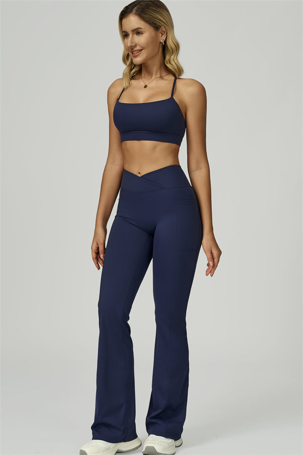 The Flourish Sports Bra Flared Leggings 2-Piece Set