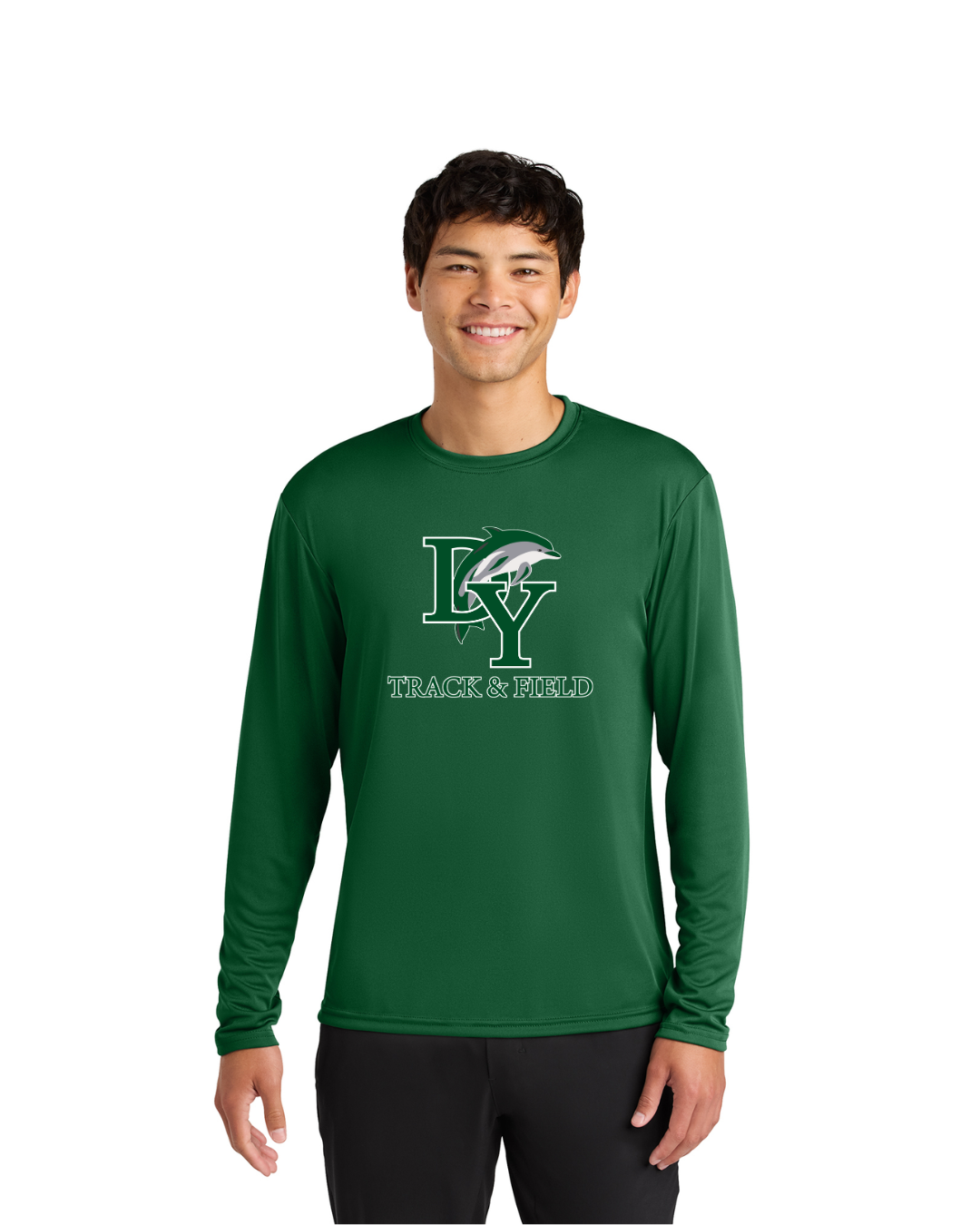 Dennis Yarmouth Track & Field and Cross Country - Camiseta de manga larga refrescante para adultos (A4N3165)