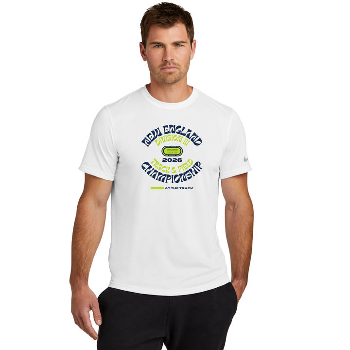 División 3 New Englands - Camiseta Nike rLegend con mangas Swoosh para hombre (NKDX8730)