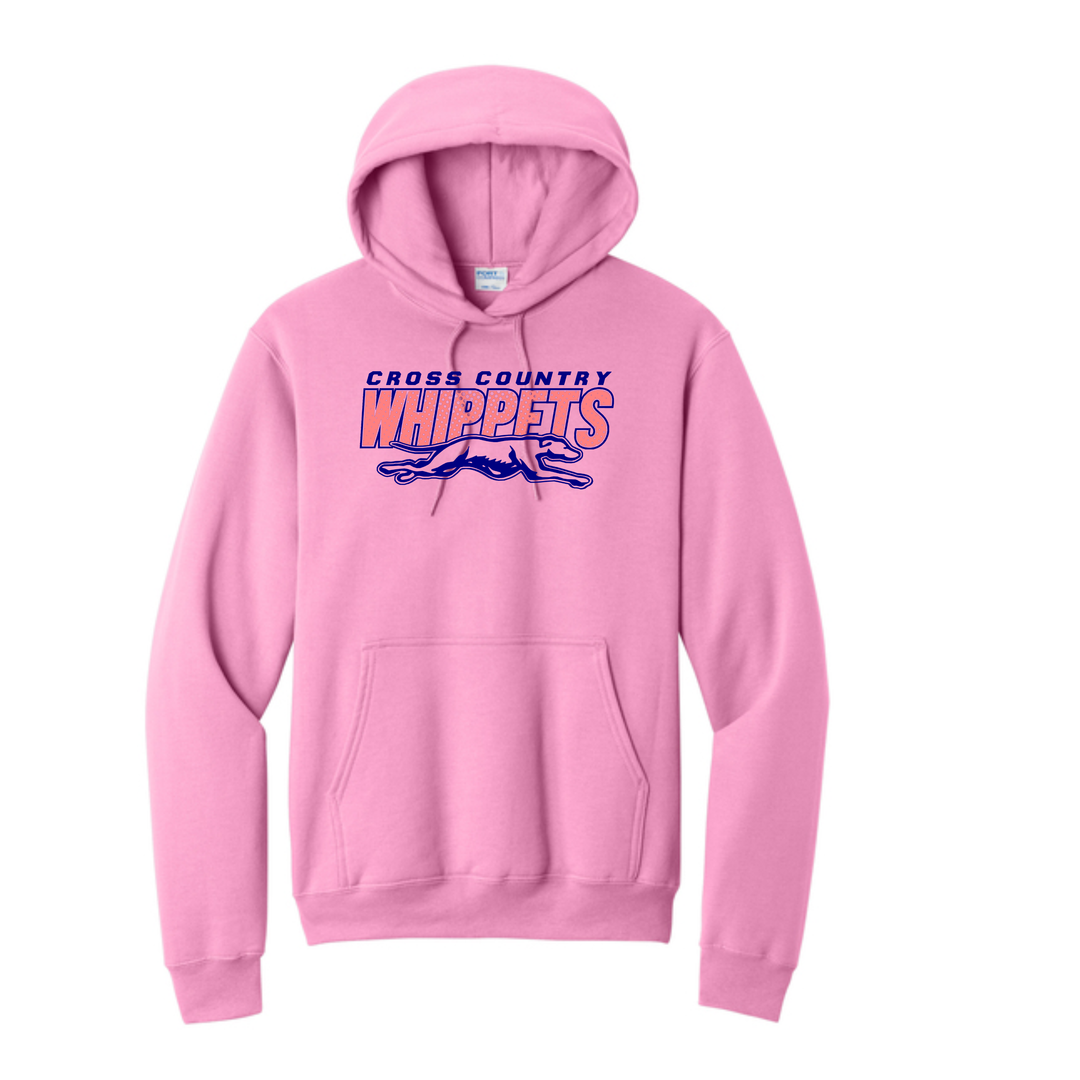 Downingtown West XC - Unisex Fleece Pullover Hooded Sweatshirt (PC78H)