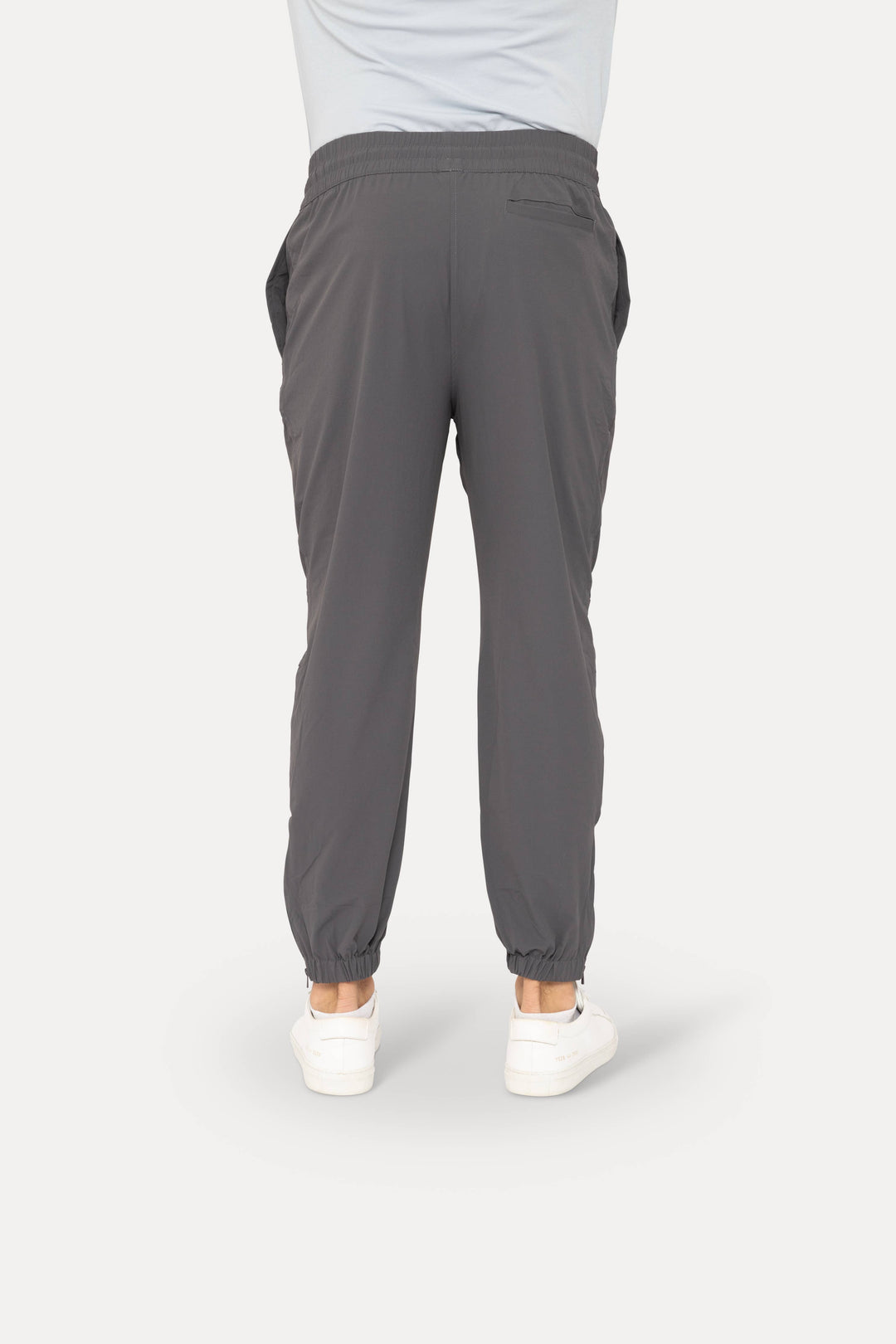 Mono B - Side Zip Ankle Joggers - Grey MEN