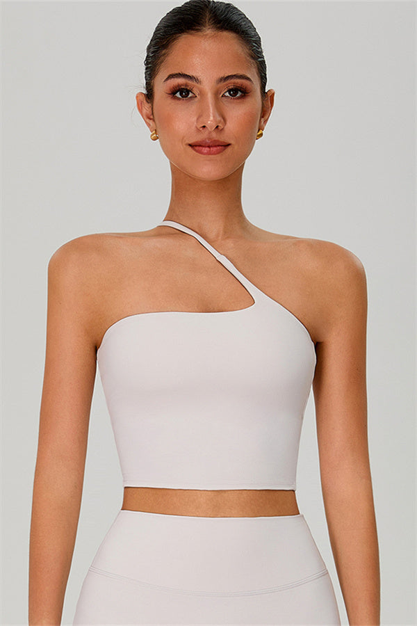 The Jewel One-Shoulder Crop Top