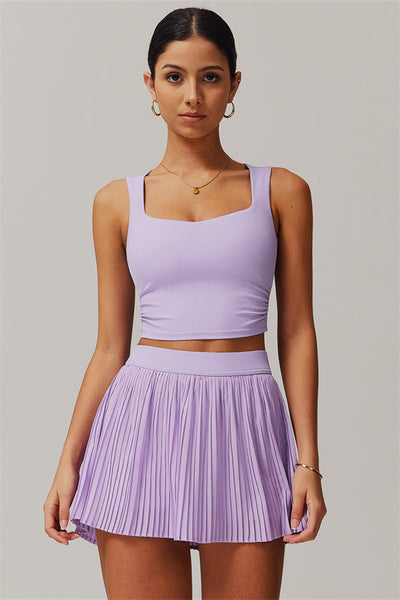The Balance Crop Top Tennis Skirt 2-Piece Set