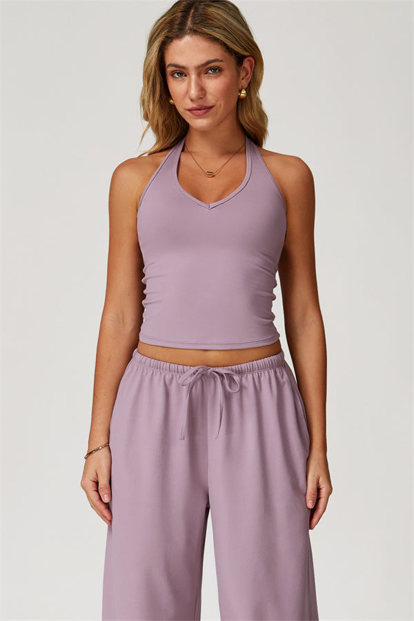 The Sprint Halter Tank Top