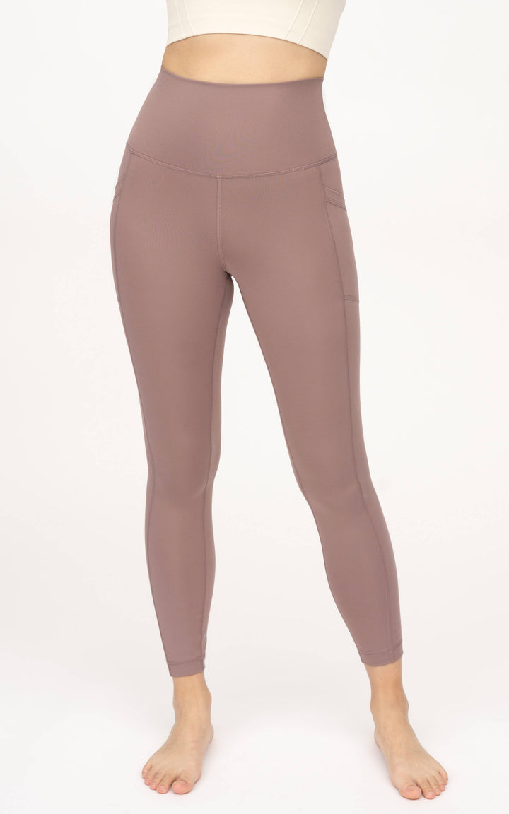 Leggings hasta el tobillo con bolsillos laterales y tiro alto Powerlux de 90 Degree by Reflex