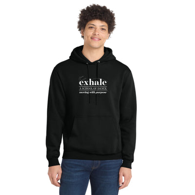 Exhale School of Dance - Unisex Fleece Pullover Hooded Sweatshirt (PC78H)