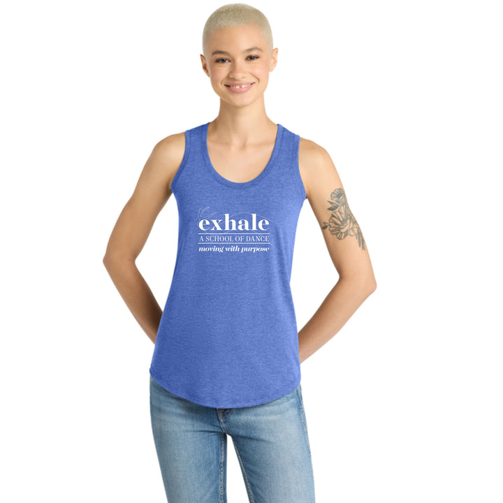 Exhale School of Dance - Women’s Tri® Racerback Tank (DM138L)