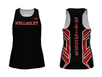 Wellesley Track & Field - Camiseta sin mangas NSPIRE para mujer (TFWT998)