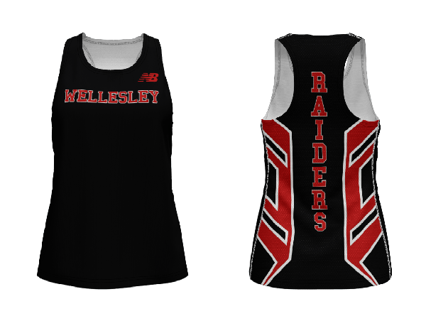 Camiseta sin mangas NSPIRE para mujer de Wellesley Track &amp; Field 