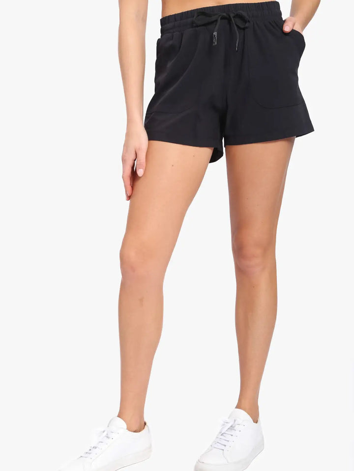 Mono B Athleisure Shorts with Drawstring (AP-A127)