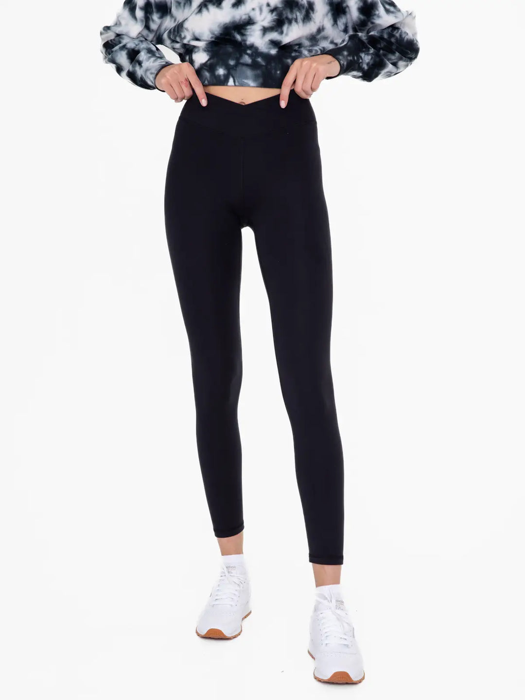 Mono B Venice Crossover Waist Leggings WOMEN'S (BP624)