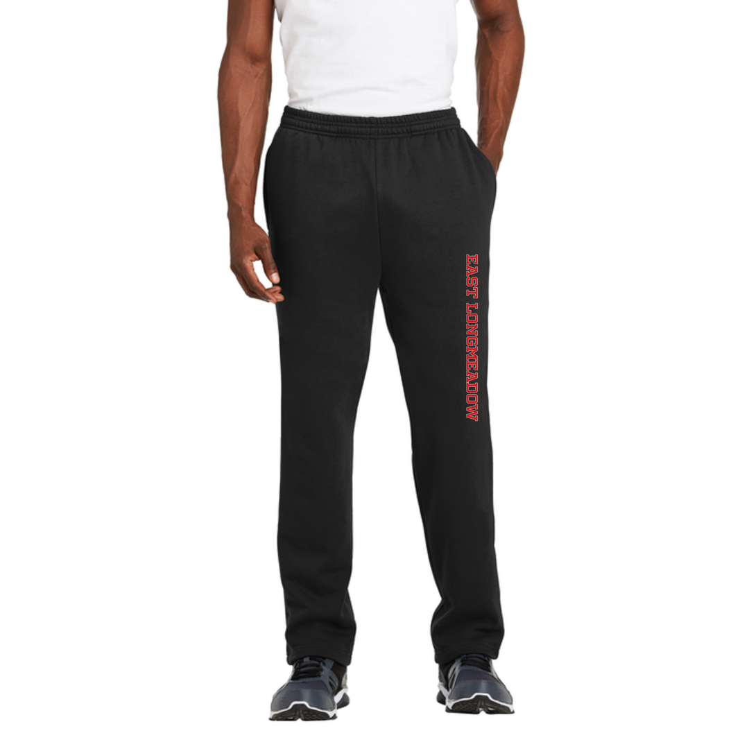 East Longmeadow TF & XC- Open Bottom Sweatpant (ST257)