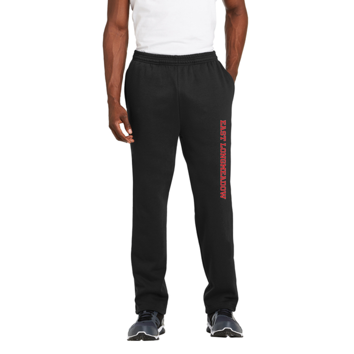 East Longmeadow TF & XC- Open Bottom Sweatpant (ST257)