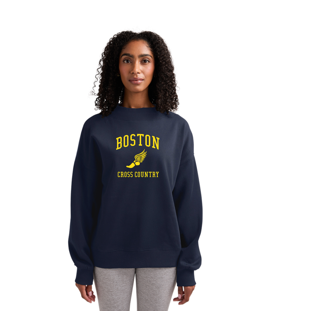 Boston Latin Academy Cross Country-Charles River Apparel Women's Willow Mock Neck (5726)