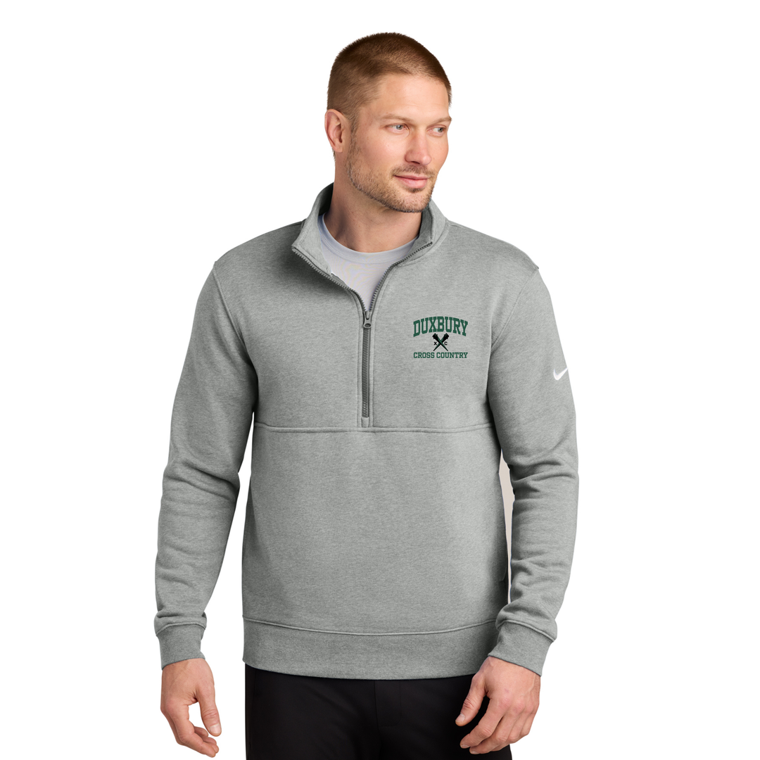 Duxbury Cross Country - Nike Men's Club Fleece Sleeve Swoosh 1/2-Zip - NKDX6718