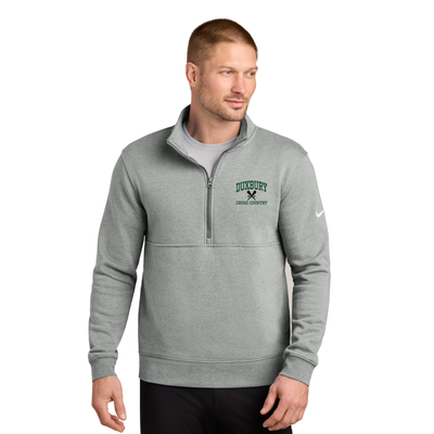 Duxbury Cross Country - Nike Men's Club Fleece Sleeve Swoosh 1/2-Zip - NKDX6718