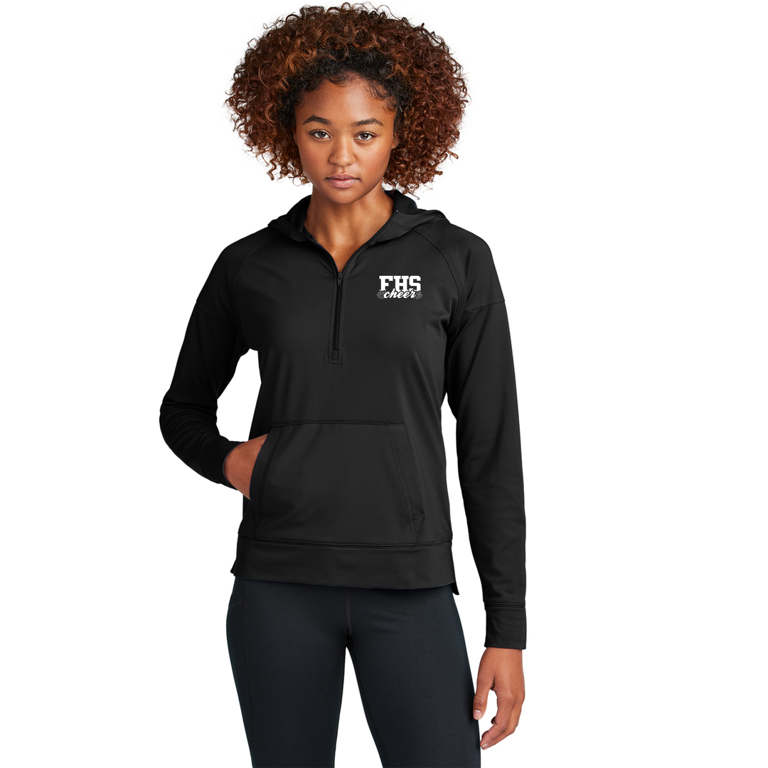 Falmouth Cheerleading- Women's Sport-Wick® Stretch 1/2-Zip Hoodie (LST856)