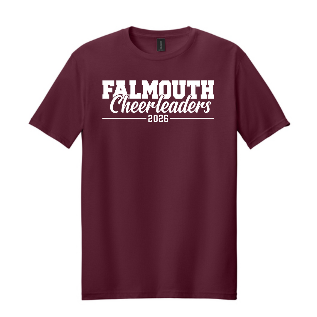 Camiseta unisex para adultos de Falmouth High School Cheerleading (64000)